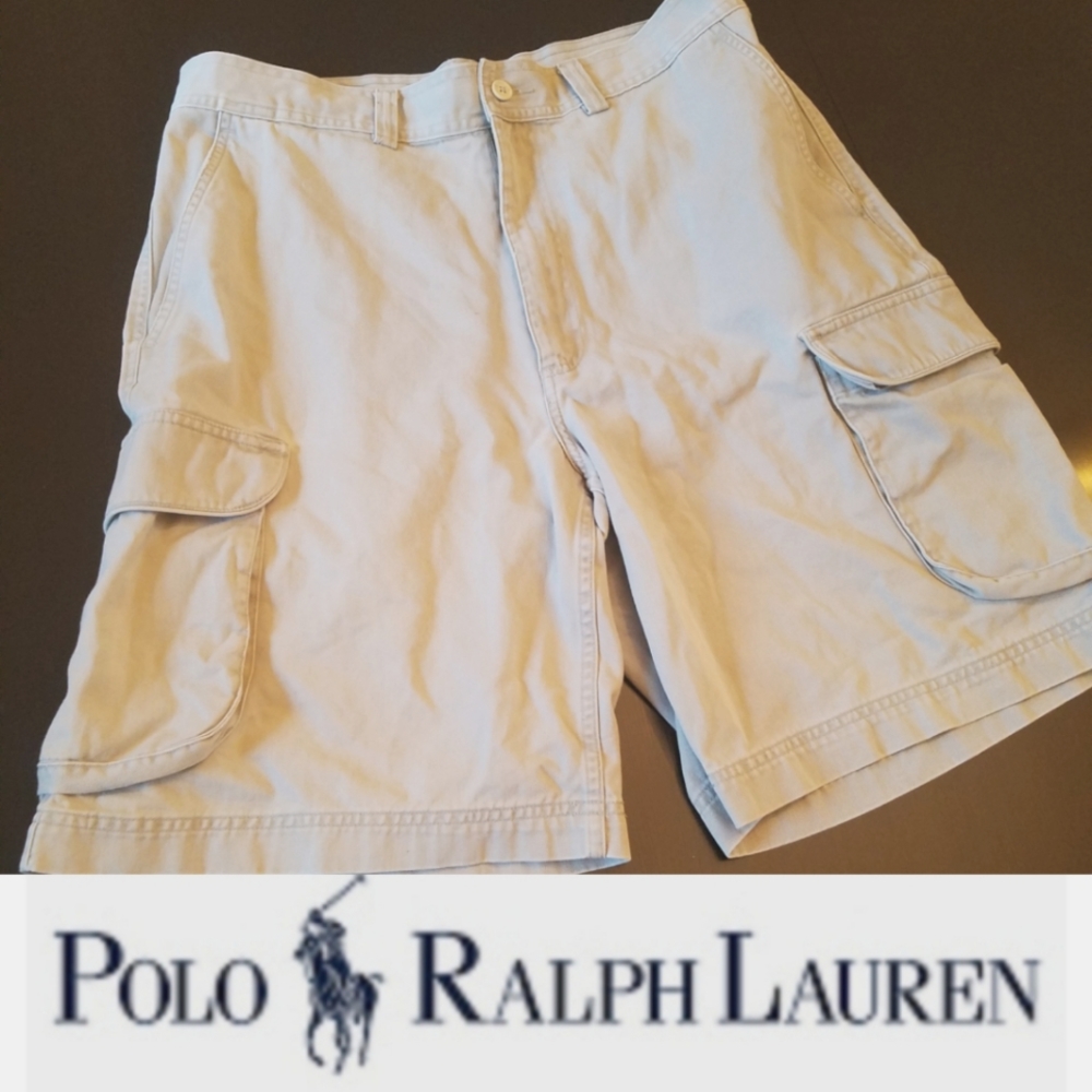 Polo by Ralph Lauren Gray Cargo Shorts 32